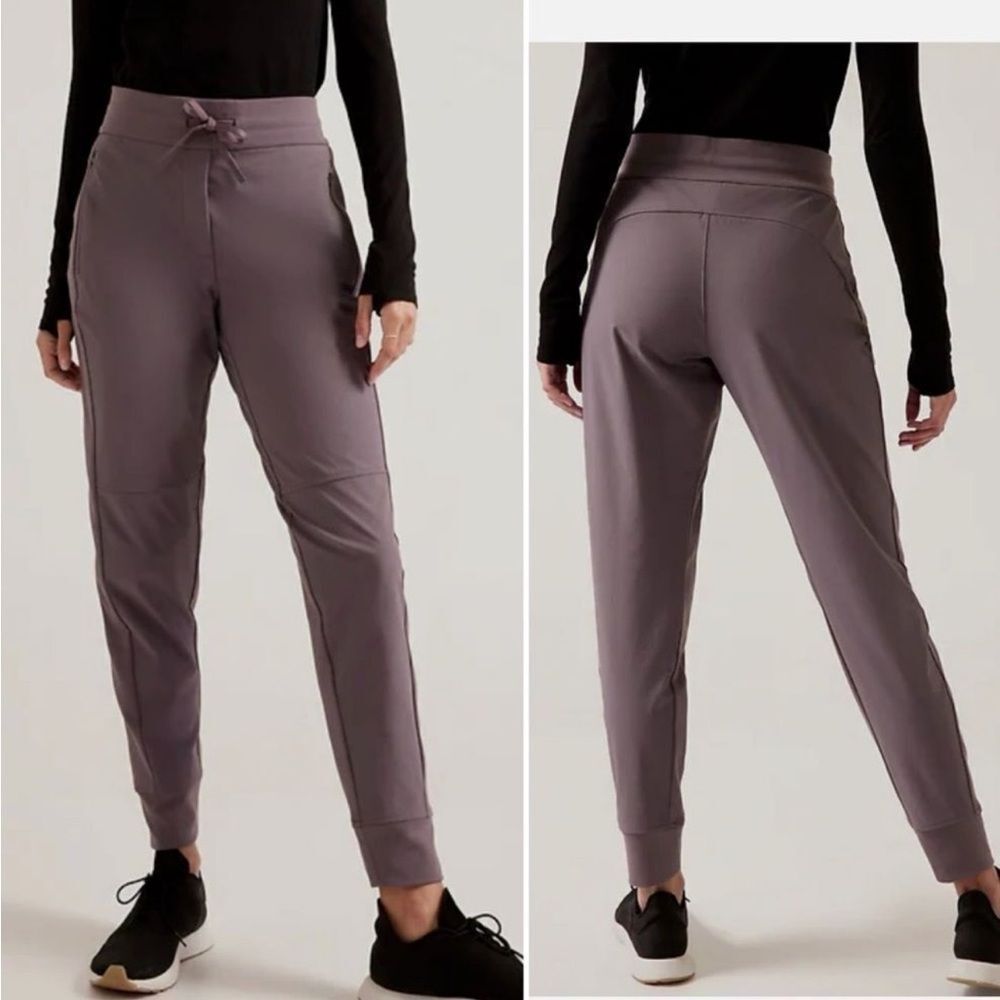 Athleta Headlands Hybrid Trek Mid Rise Joggers